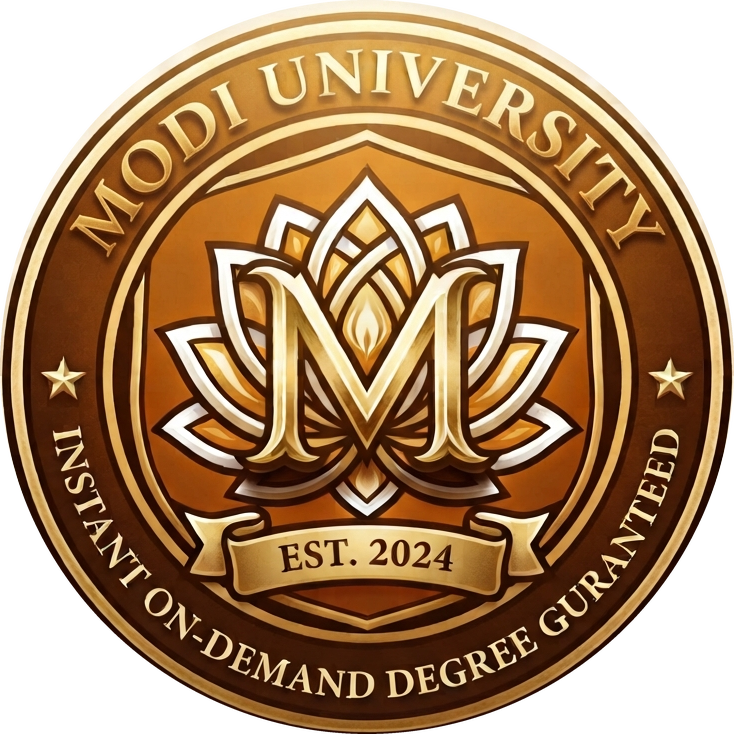 Modi University seal
